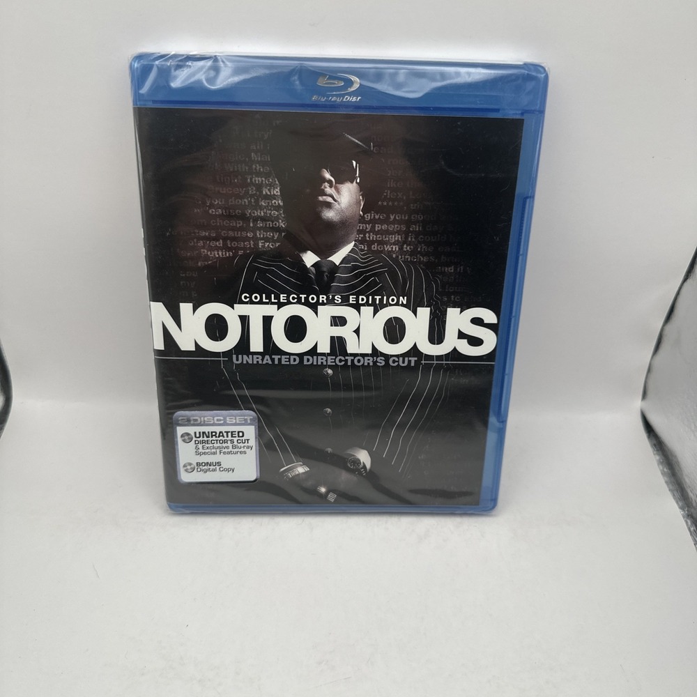 Notorious Unrated Collectors Edition (Blu-ray, 2009) Brand New Sealed